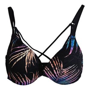 PINK Victoria's Secret Tropical Lace Push-Up Padded Bra  32D